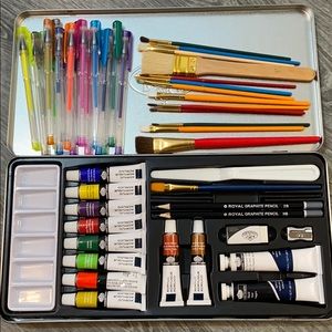 🎨 Art Bundle Acrylic Paint Brushes Organizer